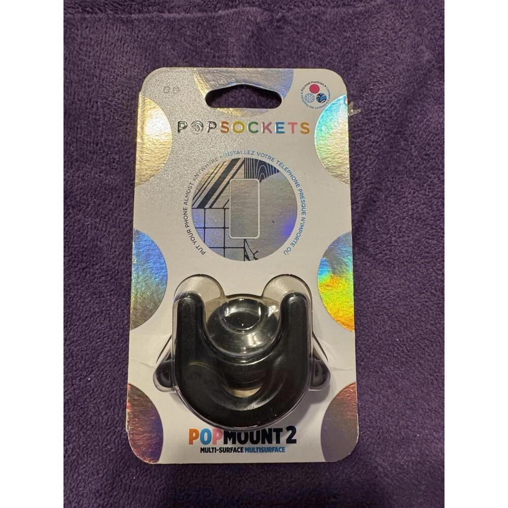 PopSockets Popmount 2 Multi Surface Phone Mount Clip Holder PopSockets